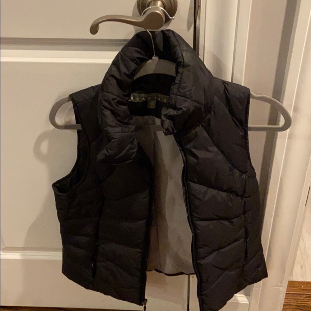 Black Puff Vest